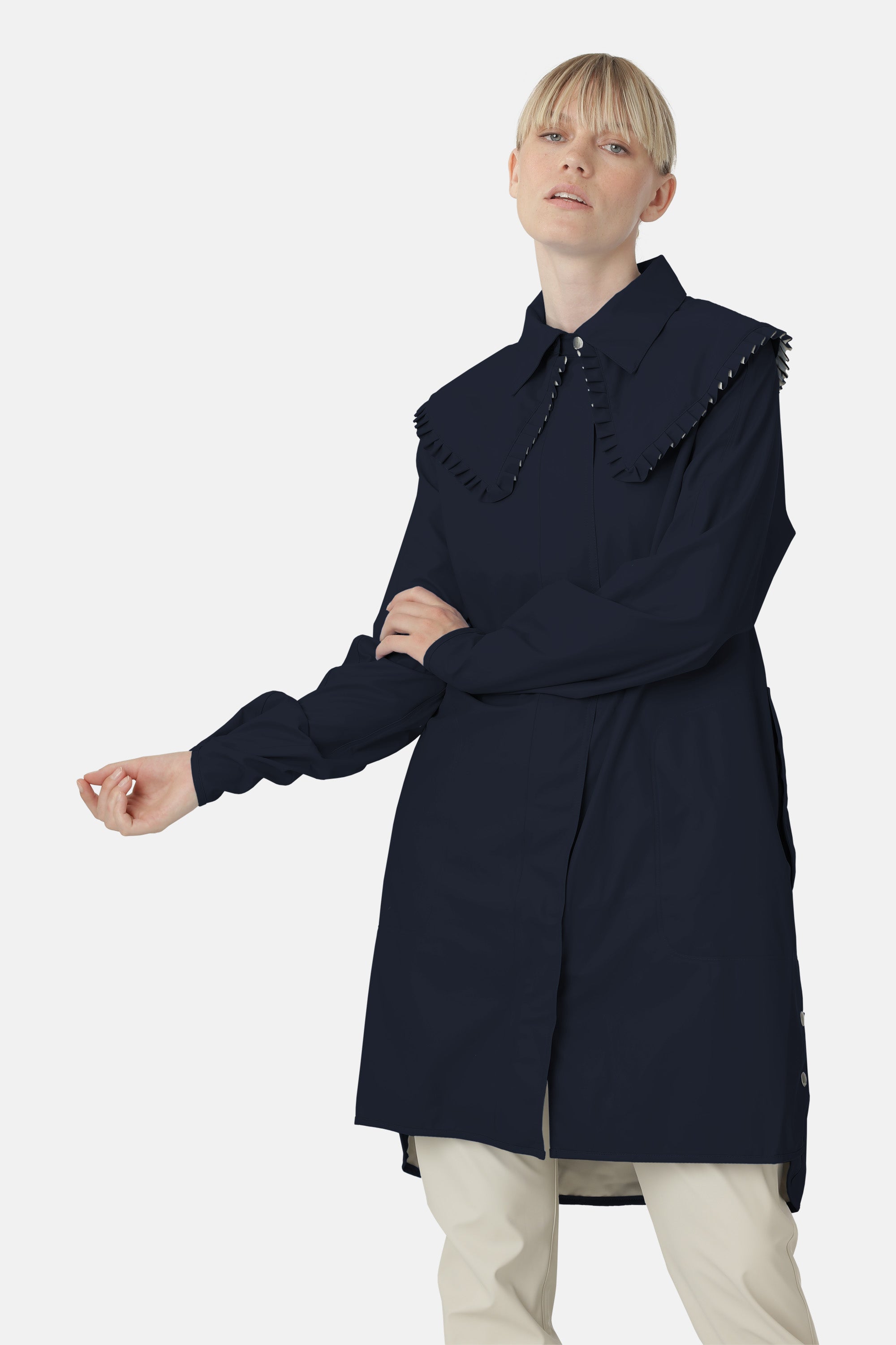 Ilse Jacobsen Hornbæk Rain Regenmantel Raincoat 660 Dark Indigo